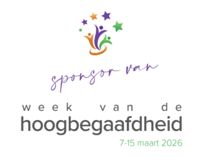 Gromicoach Sponsort van de week van de hoogbegaafdheid Zonder gromicoach logo wit-hoogbegaafd