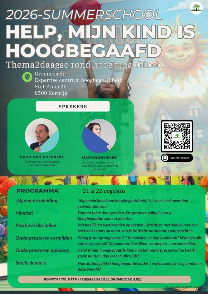 Summerschool hoogbegaafdheid 2026